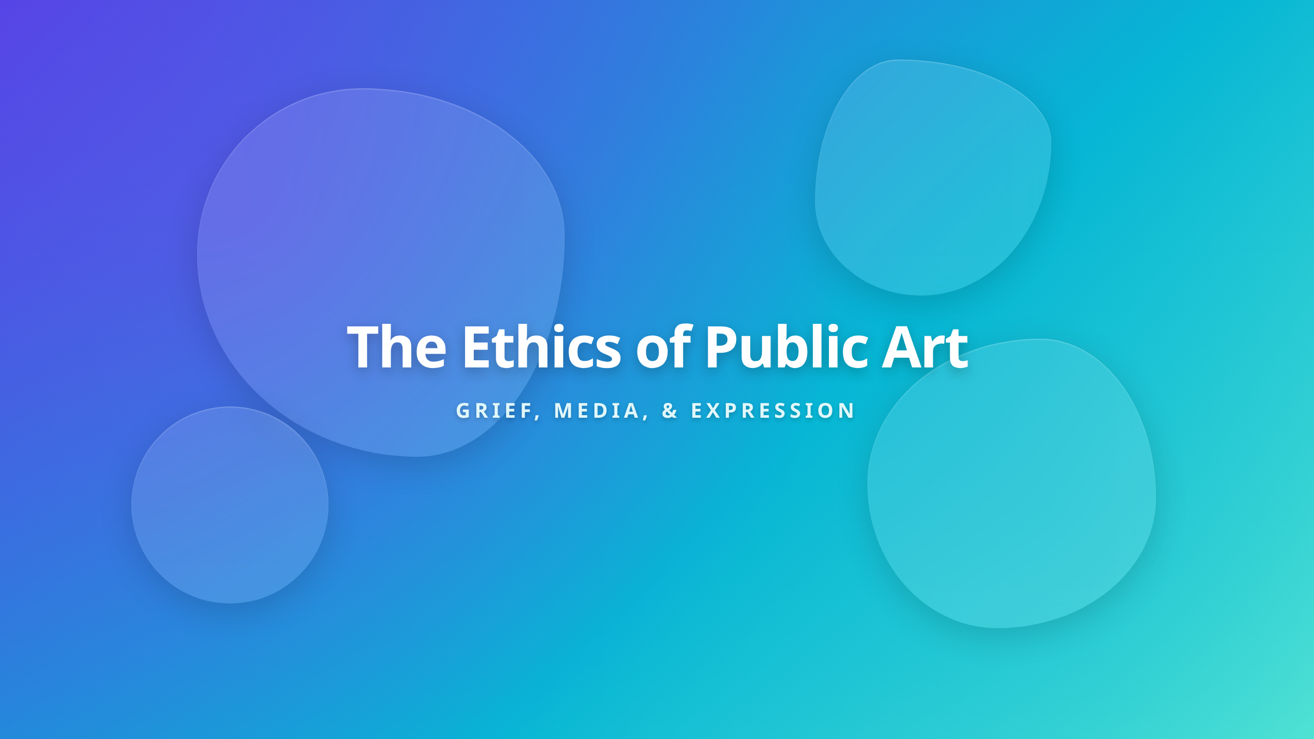 Ethical creative choices when converting personal grief into media and public art.